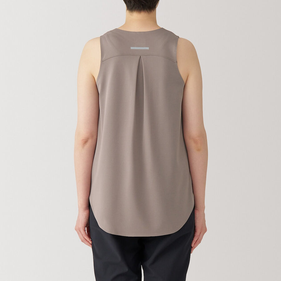 W's Anti-sweat stain activewear tank topWhiteXS