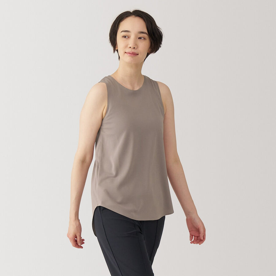 W's Anti-sweat stain activewear tank topWhiteXS