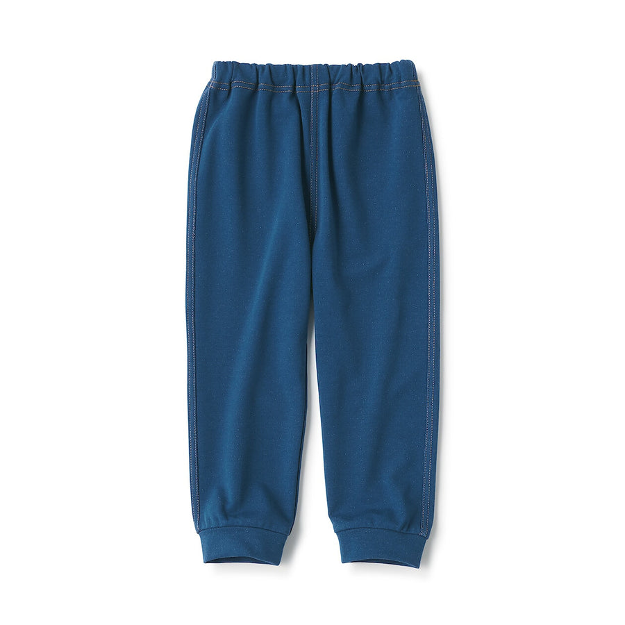 Baby High waisted denim like Jogger pants Navy80