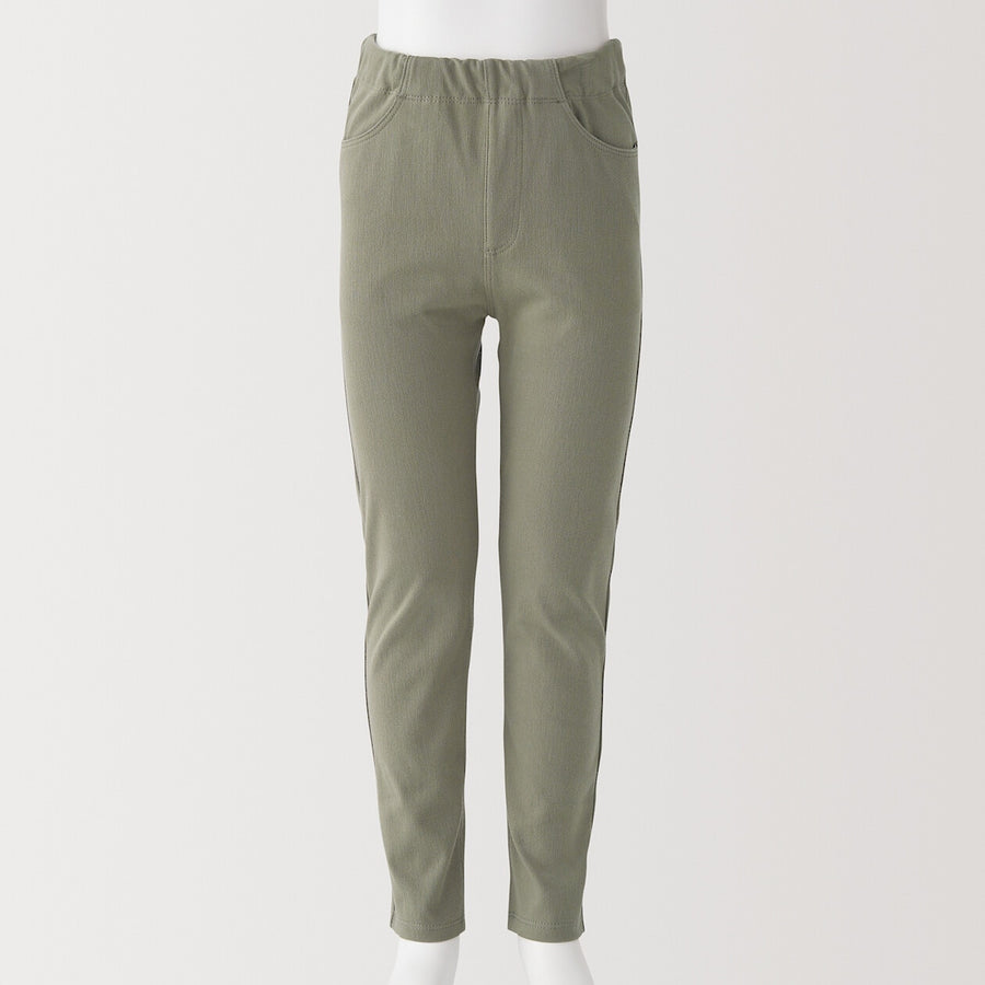K's Jersey color leggings pants Charcoal Grey110
