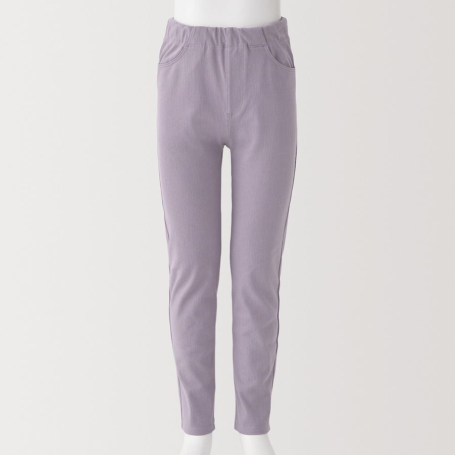 K's Jersey color leggings pants Charcoal Grey110