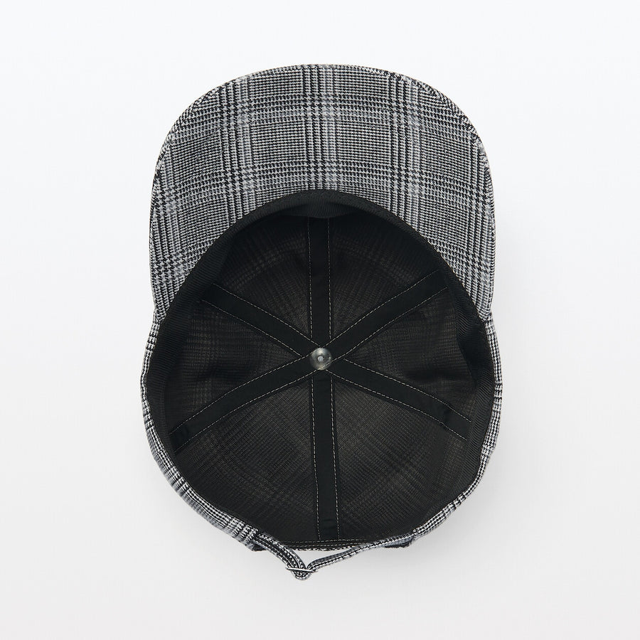 Double-brushed flannel Cap Black 55-59cm