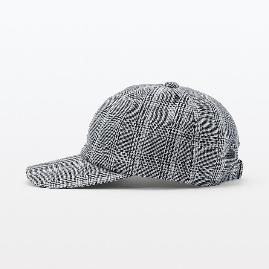 Double-brushed flannel Cap Black 55-59cm