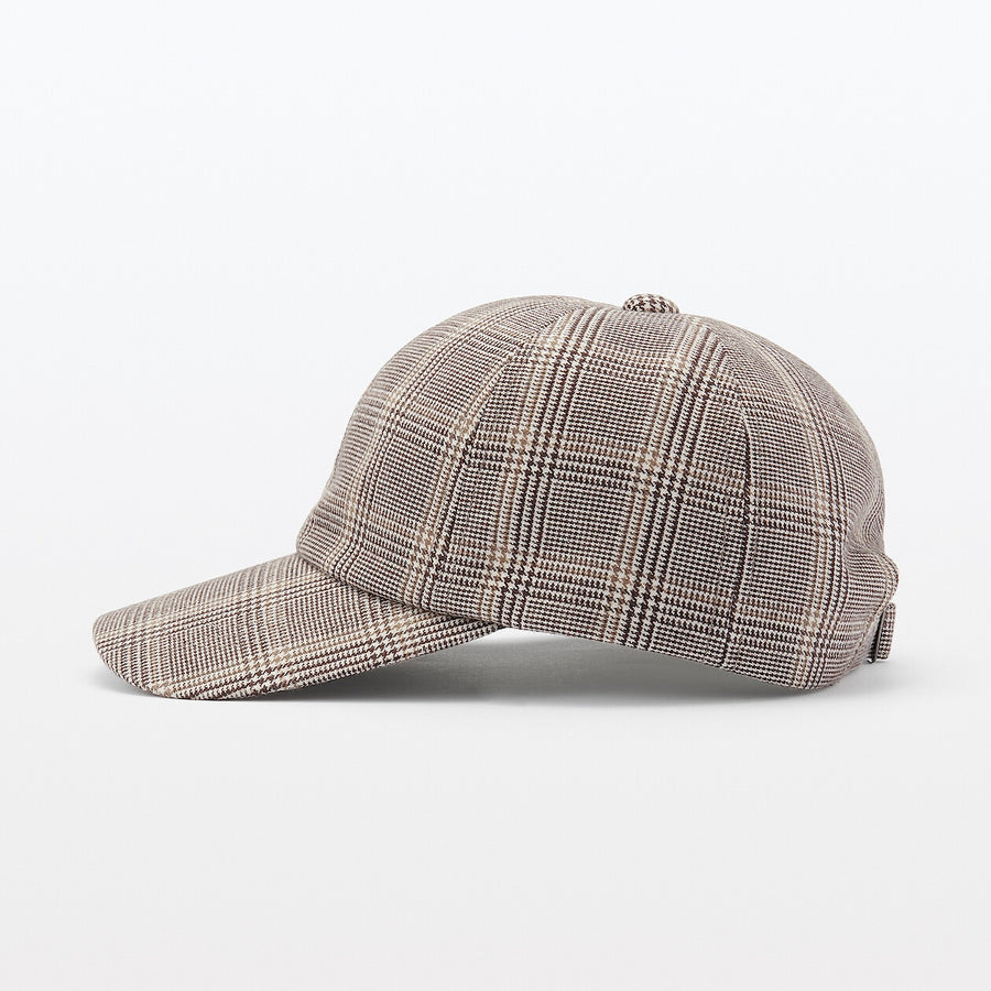 Double-brushed flannel Cap Black 55-59cm