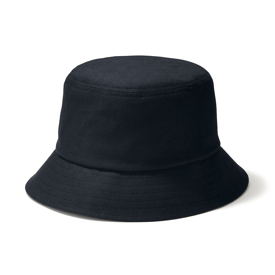 Double-brushed flannel Bucket Hat Black 56.5-59cm