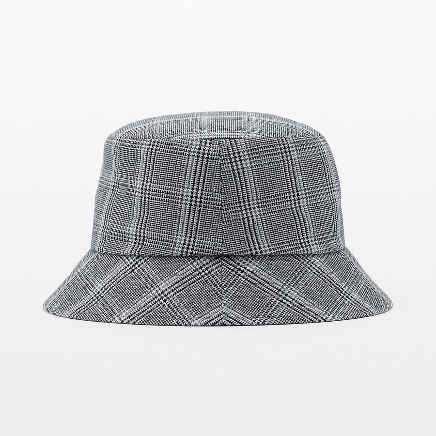 Double-brushed flannel Bucket Hat Black 56.5-59cm