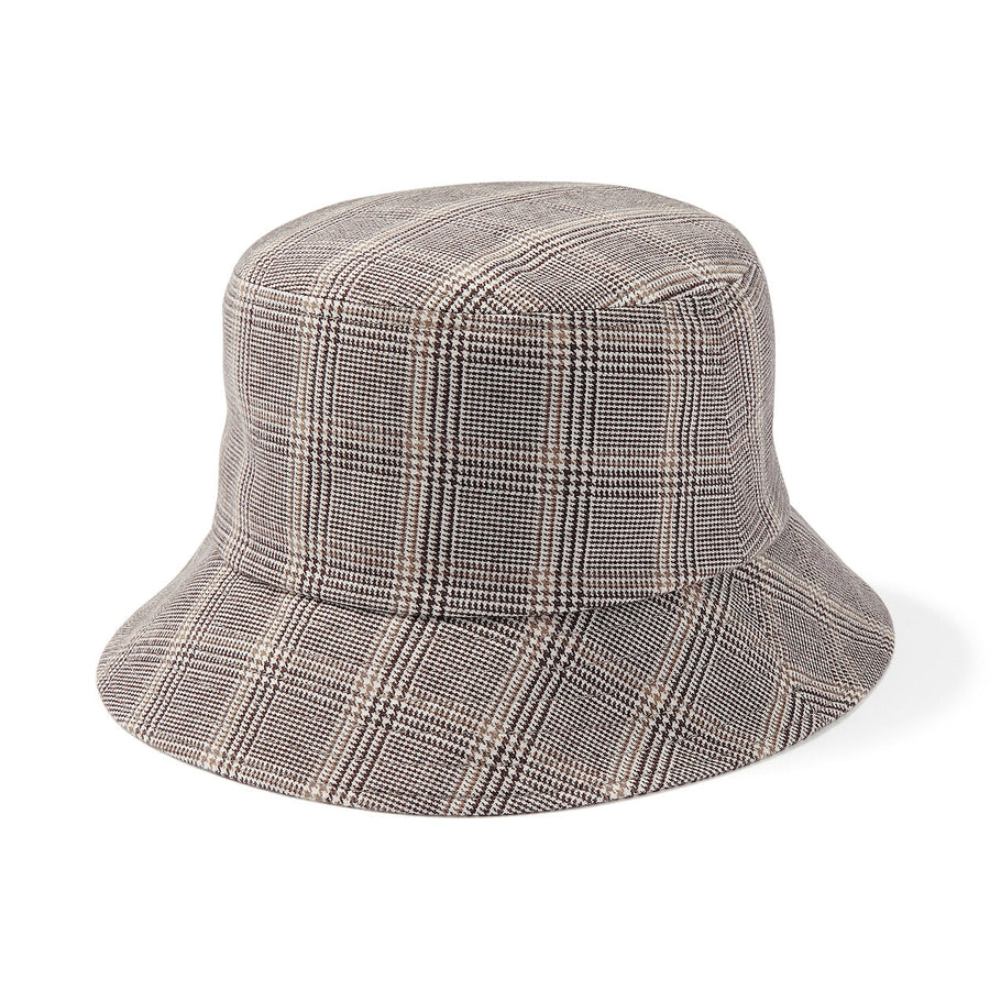 Double-brushed flannel Bucket Hat Black 56.5-59cm