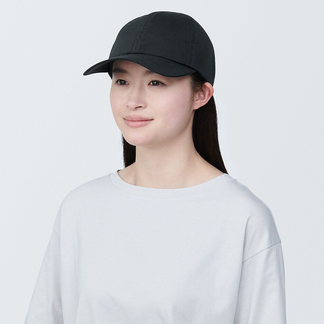 Breathable Foldable cap Charcoal grey 55-59cm