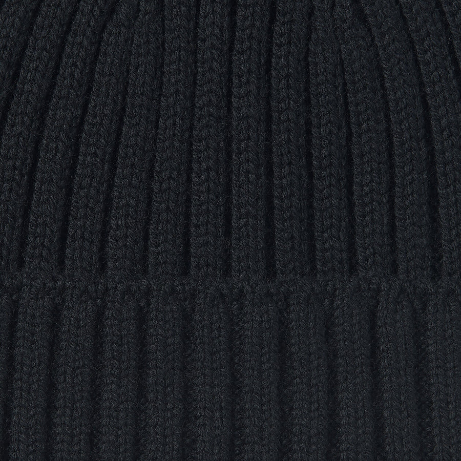 Non-itchy Wool brend Ribbed BeanieCharcoal grey55-59cm