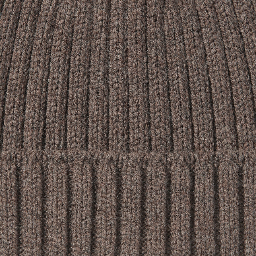 Non-itchy Wool brend Ribbed BeanieCharcoal grey55-59cm