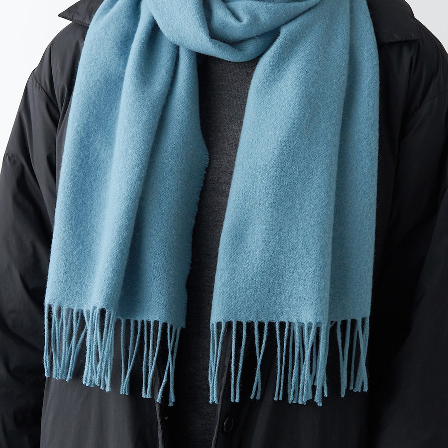 Wool stole Smoky Blue 