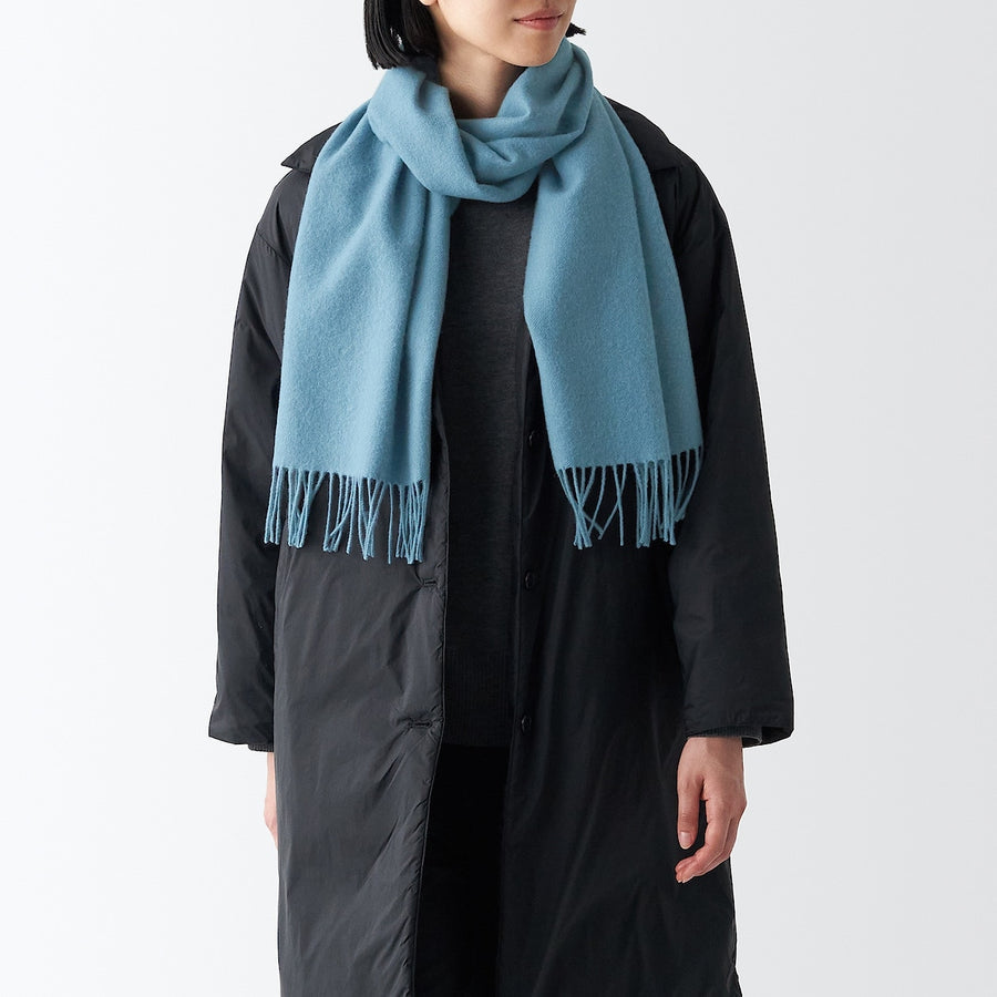 Wool stole Smoky Blue 