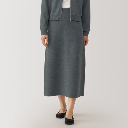 Milano Rib Midi Skirt
