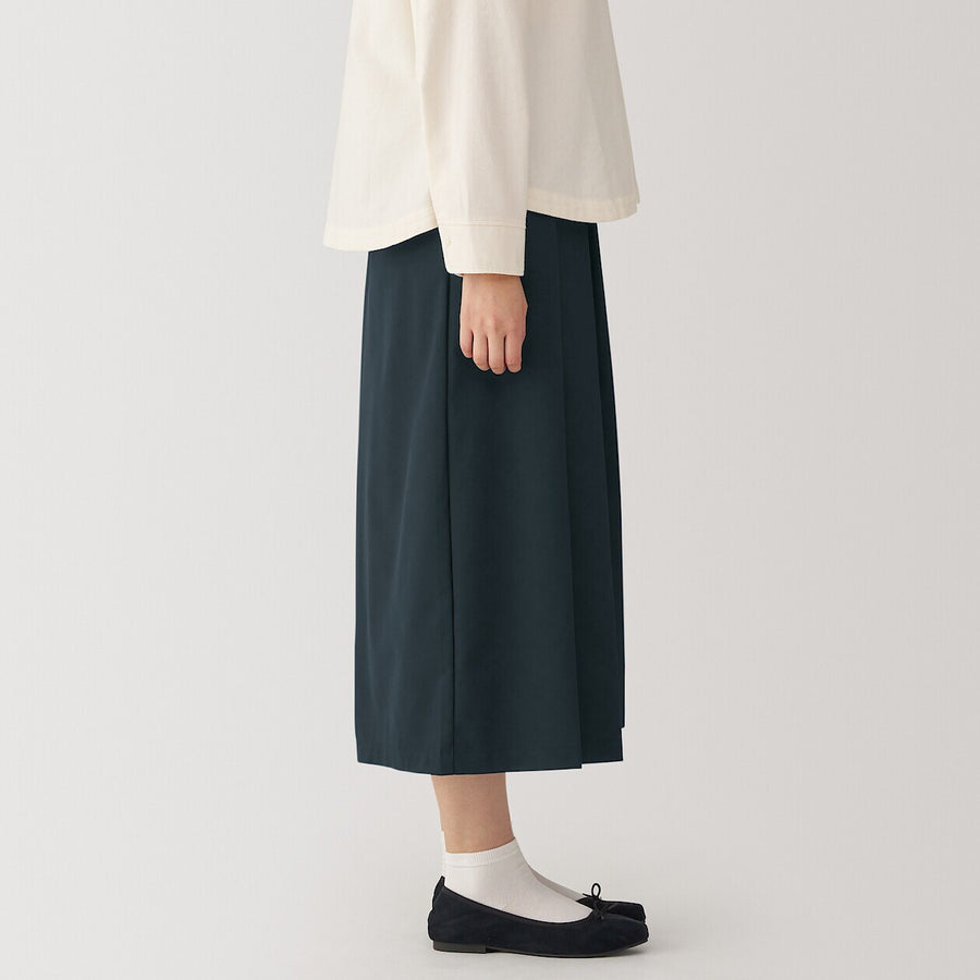 Women's Double layered Hakama pants BlackXS