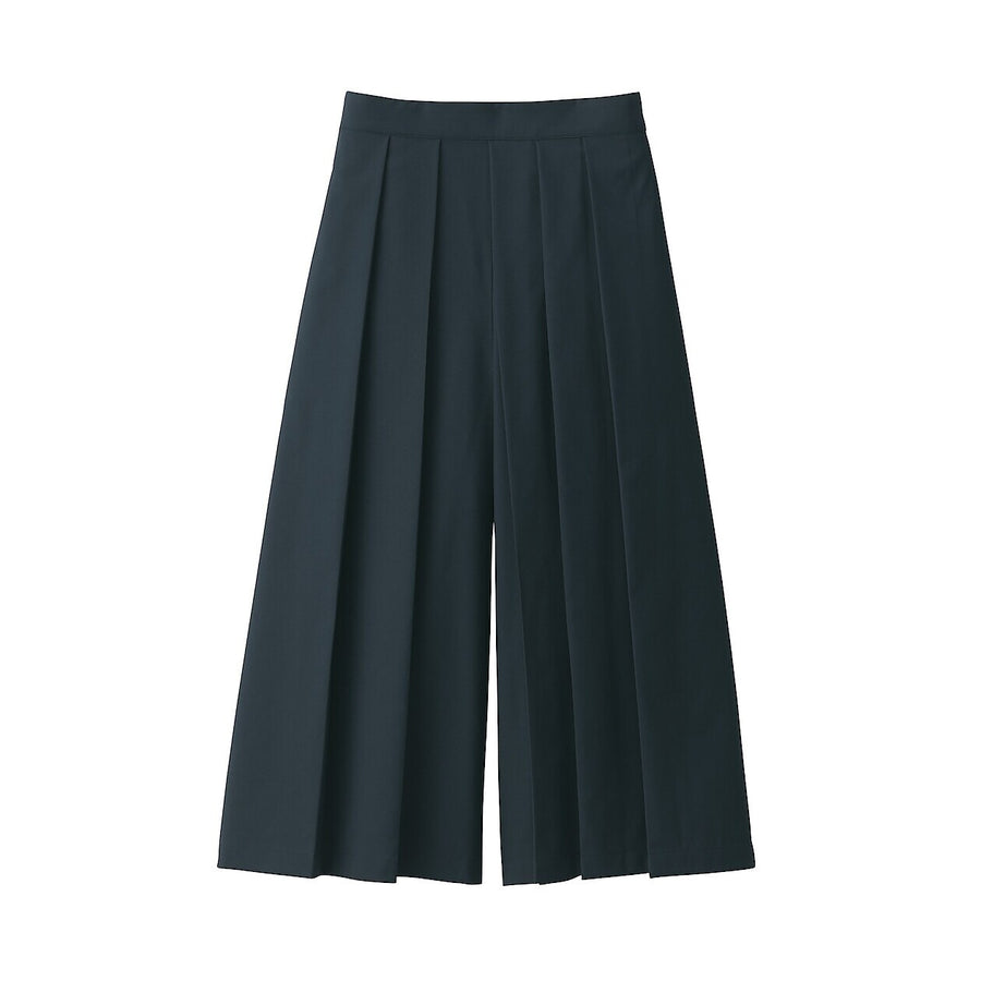 Women's Double layered Hakama pants BlackXS