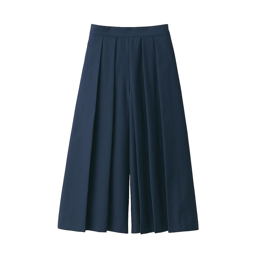 Women's Double layered Hakama pants BlackXS