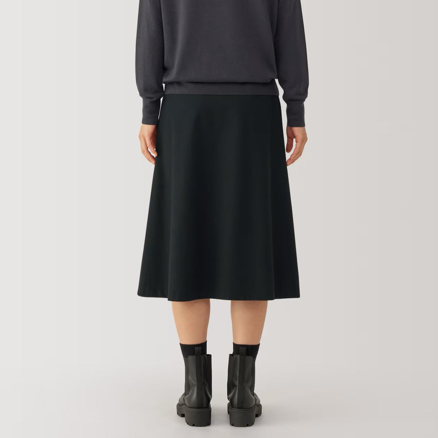 Stretch Brushed Flare Skirt