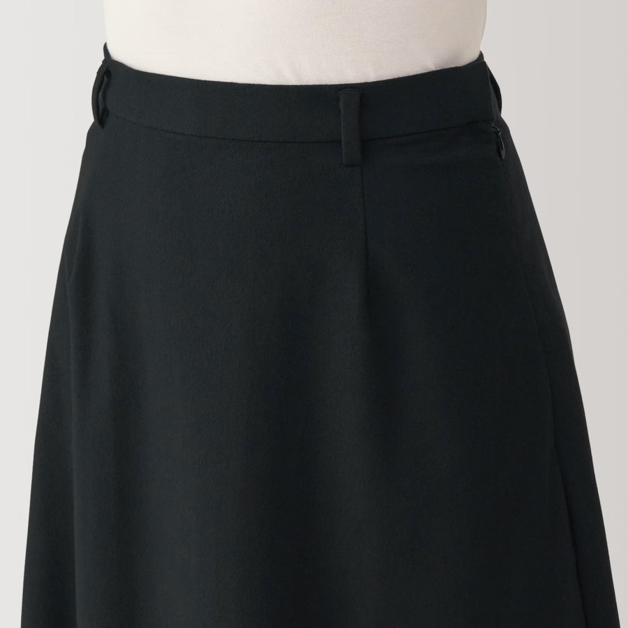 Stretch Brushed Flare Skirt