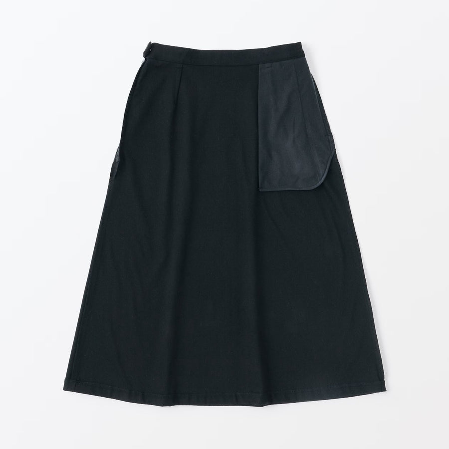 Stretch Brushed Flare Skirt