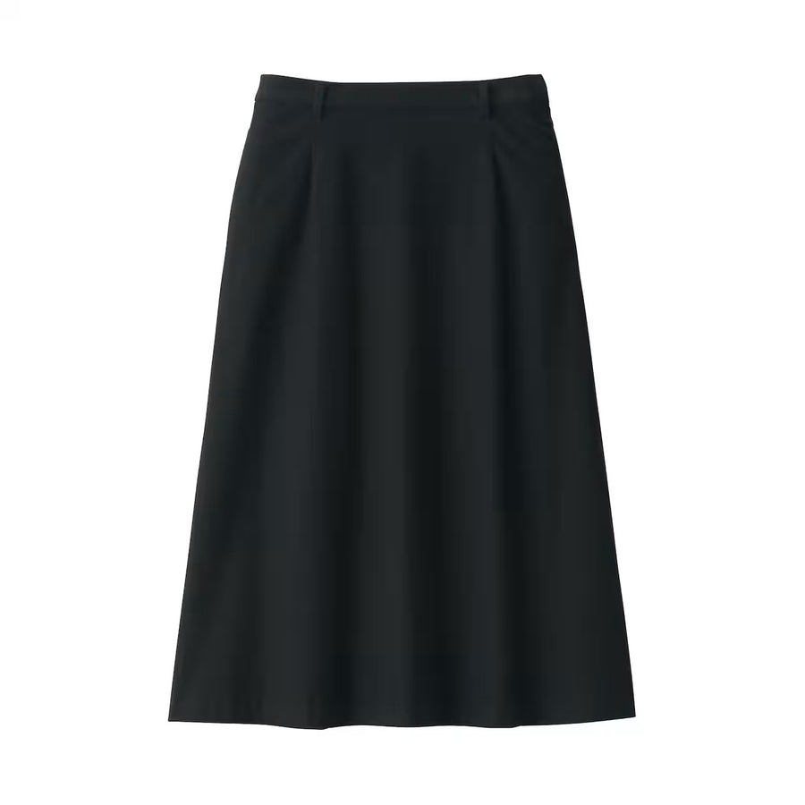 Stretch Brushed Flare Skirt