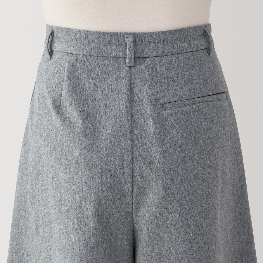 Women's Stretch brushed cloth Cropped pantsGreyXS