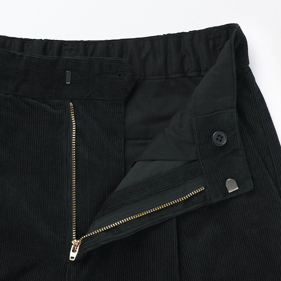 Women's Kapok blend Corduroy darted pants BlackXS