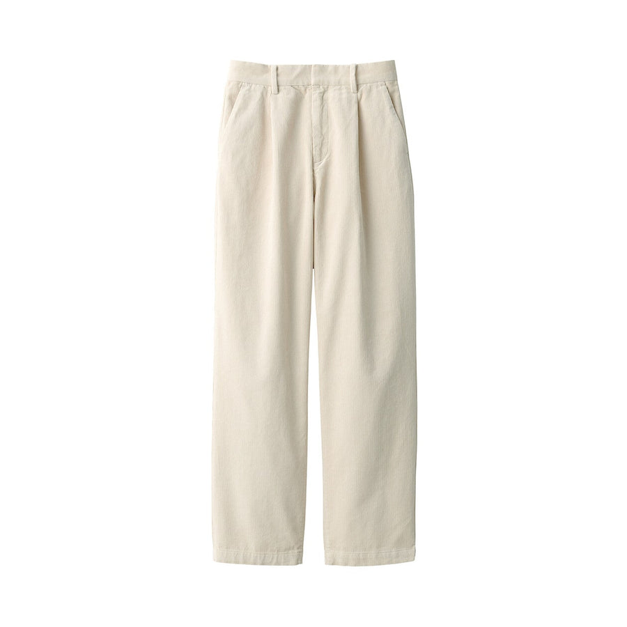 Women's Kapok blend Corduroy darted pants BlackXS