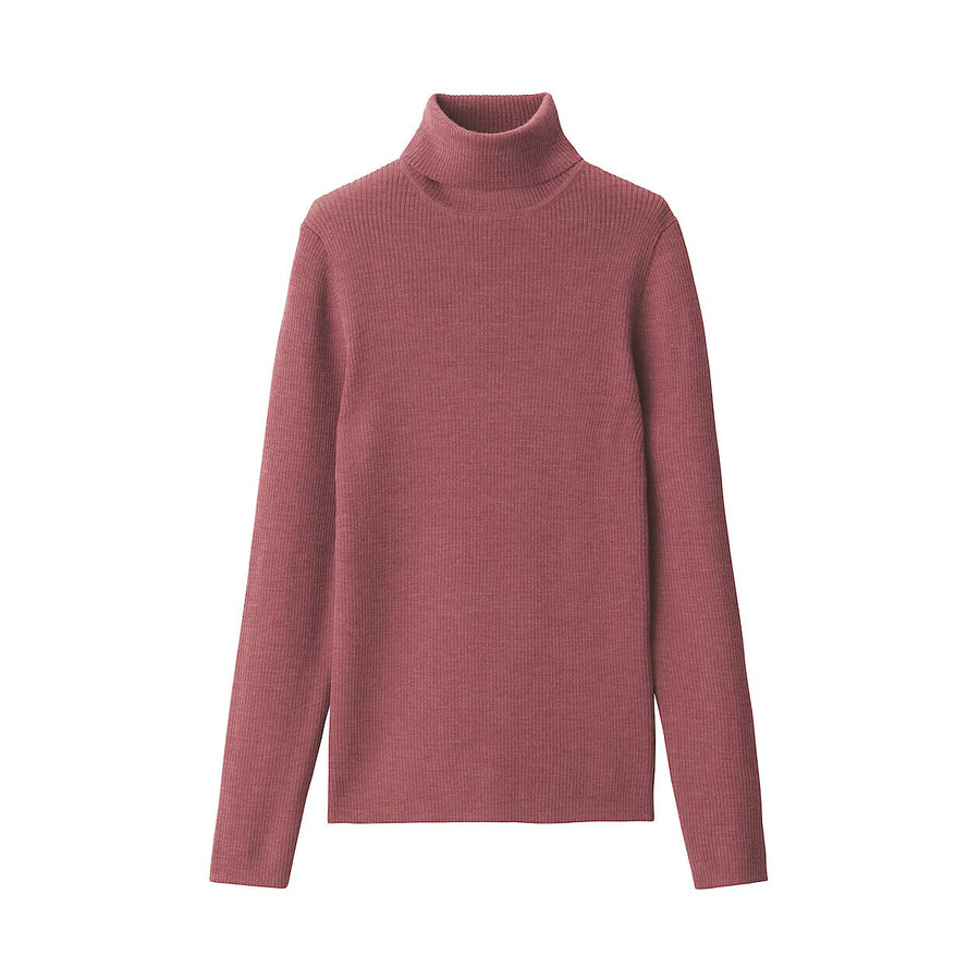 W's Washable high-gauge ribbed turtle neck sweaterOff whtXS