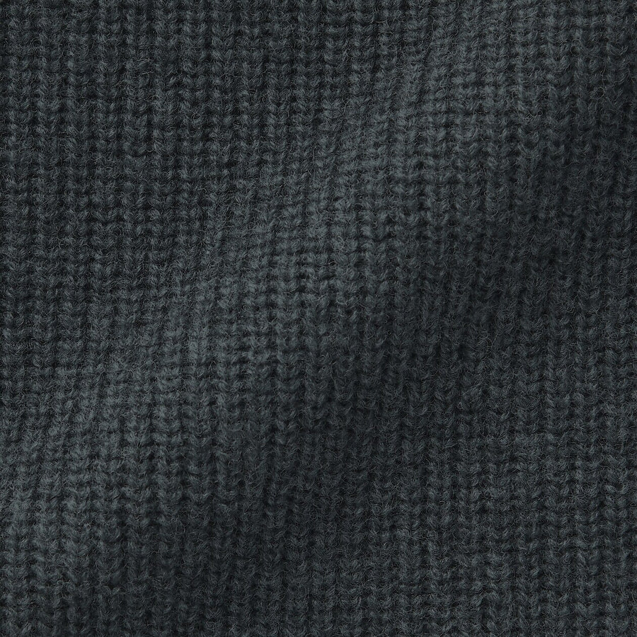 100% Wool Ribbed V-Neck Sweater