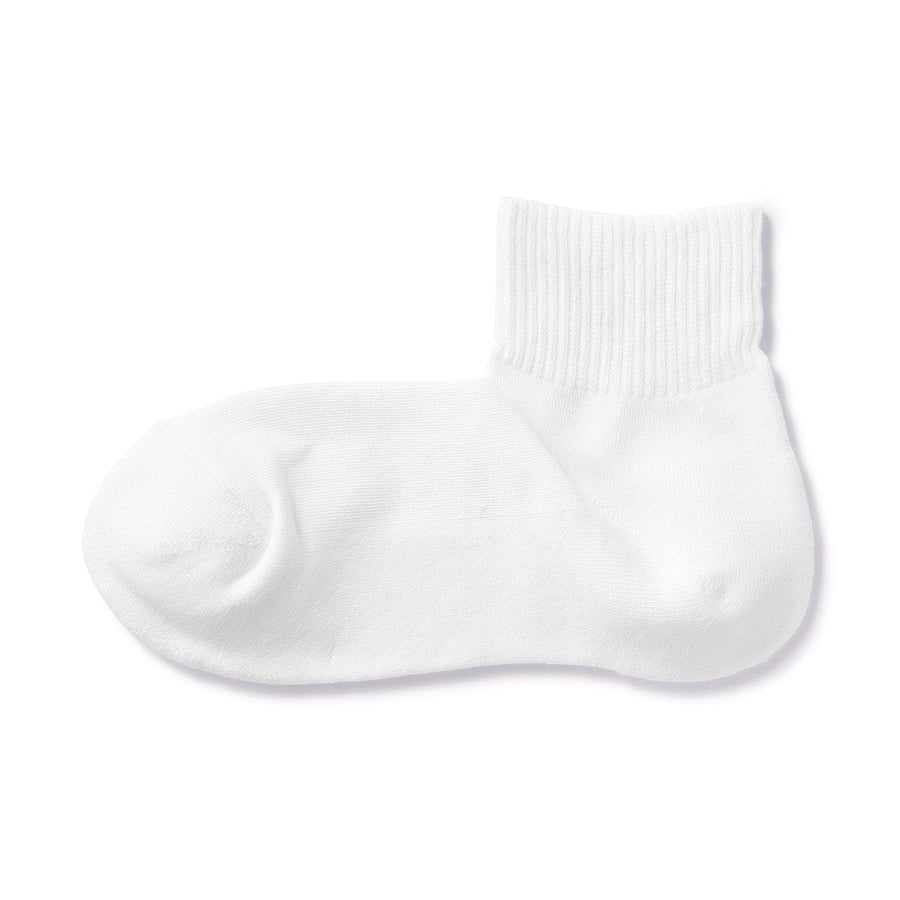 W's right angle pile short socksOff White21-23cm