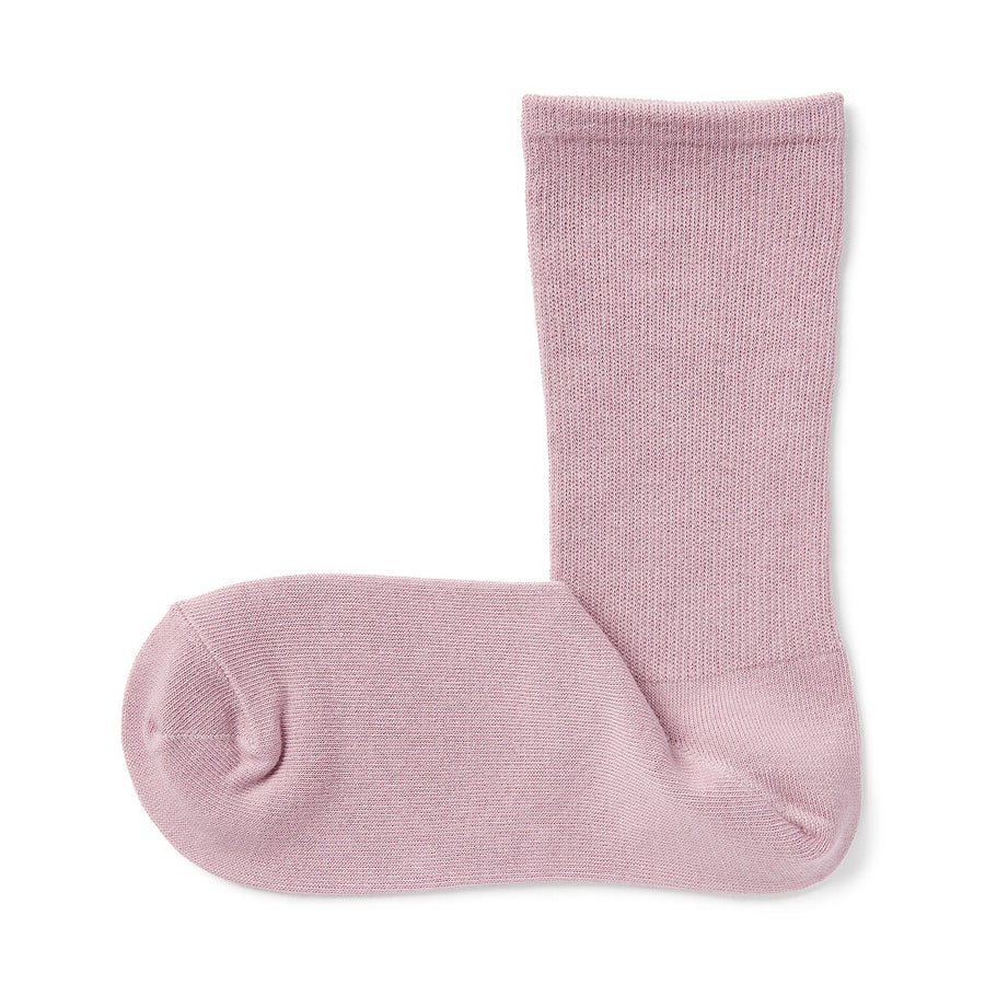 W's right angle s stretch top tapered socks Off wht23-25cm