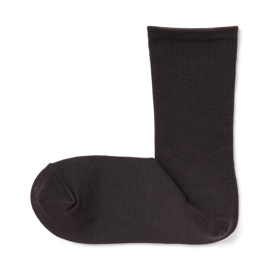 W's right angle s stretch top tapered socks Off wht23-25cm