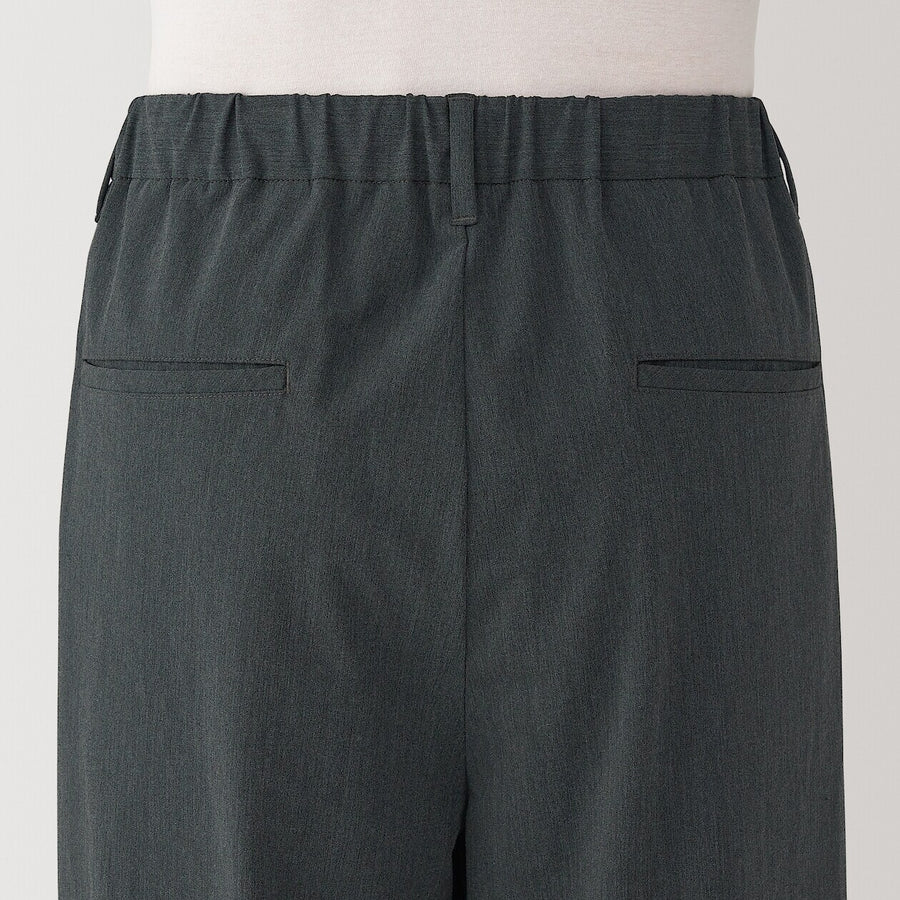 M's Wrinkle resistant Darted easy pantsCharcoal greyXS