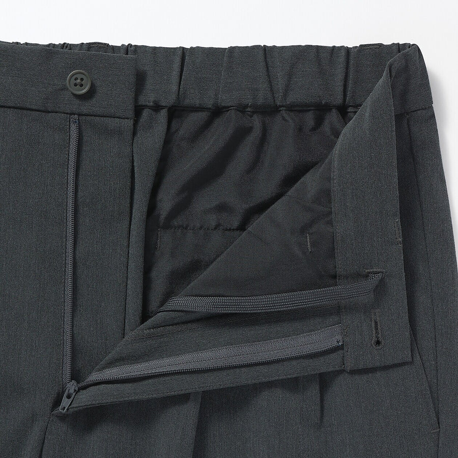 M's Wrinkle resistant Darted easy pantsCharcoal greyXS