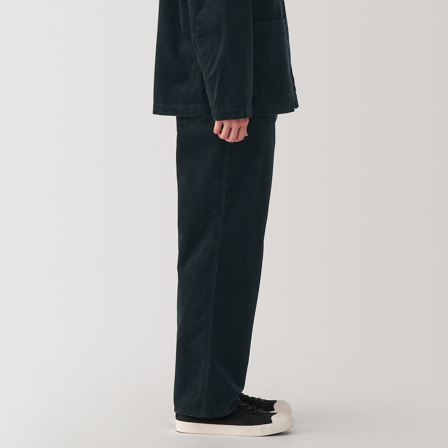 Kapok Blend Corduroy Wide Pants