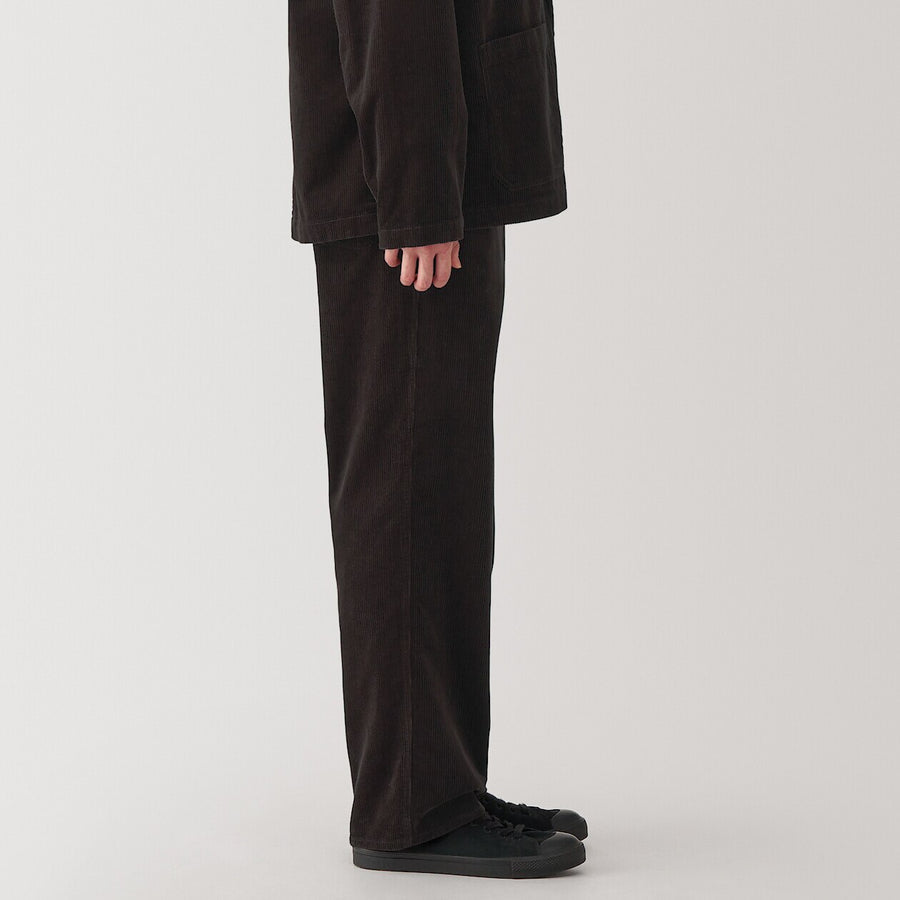 Kapok Blend Corduroy Wide Pants