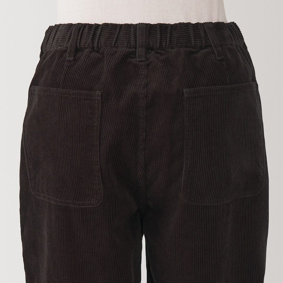 Kapok Blend Corduroy Wide Pants