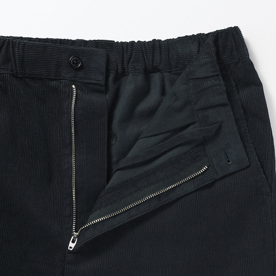 M's Corduroy easy pants BlackXS