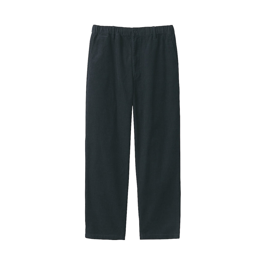 M's Corduroy easy pants BlackXS