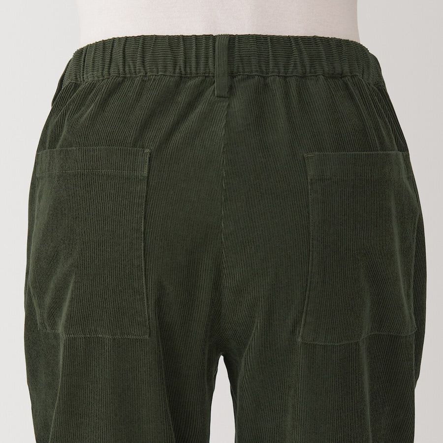 M's Corduroy easy pants BlackXS