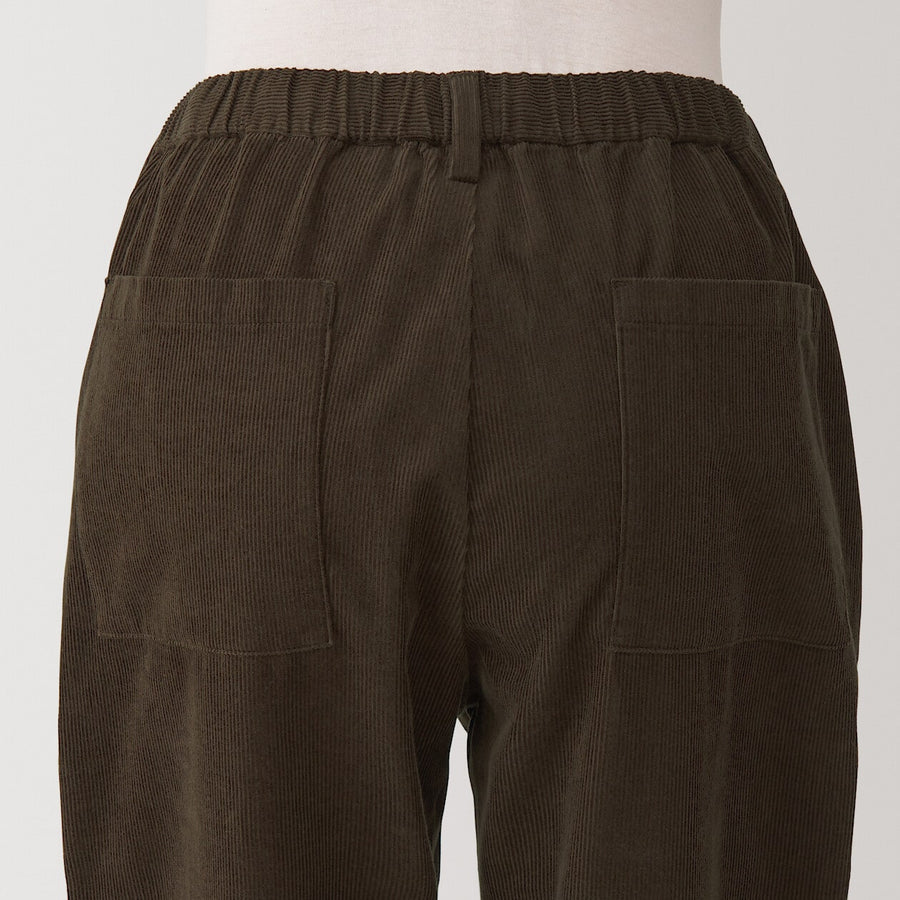 M's Corduroy easy pants BlackXS