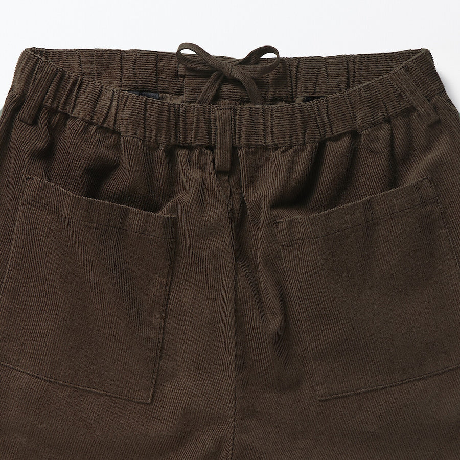 M's Corduroy easy pants BlackXS