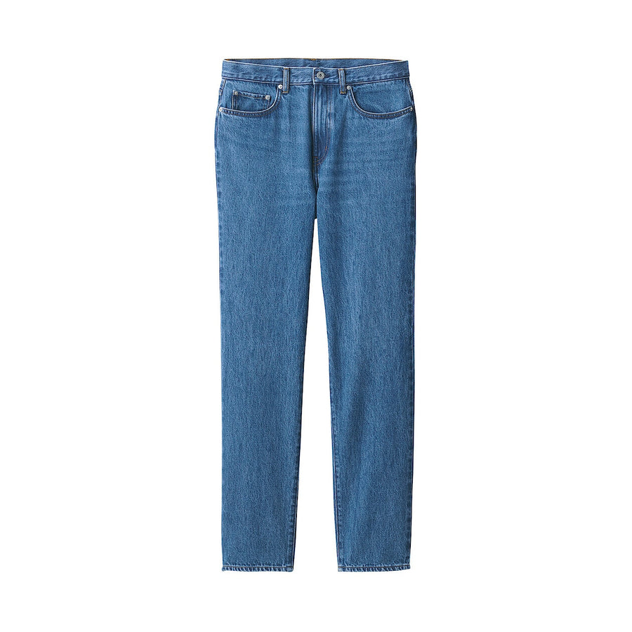 M's Kapok blend denim straight pants Blue 29inch