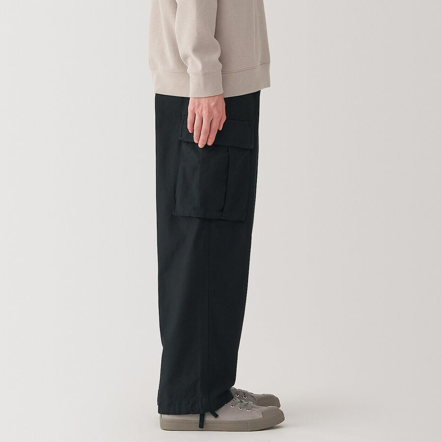 M's Washed Easy cargo pants Black XS