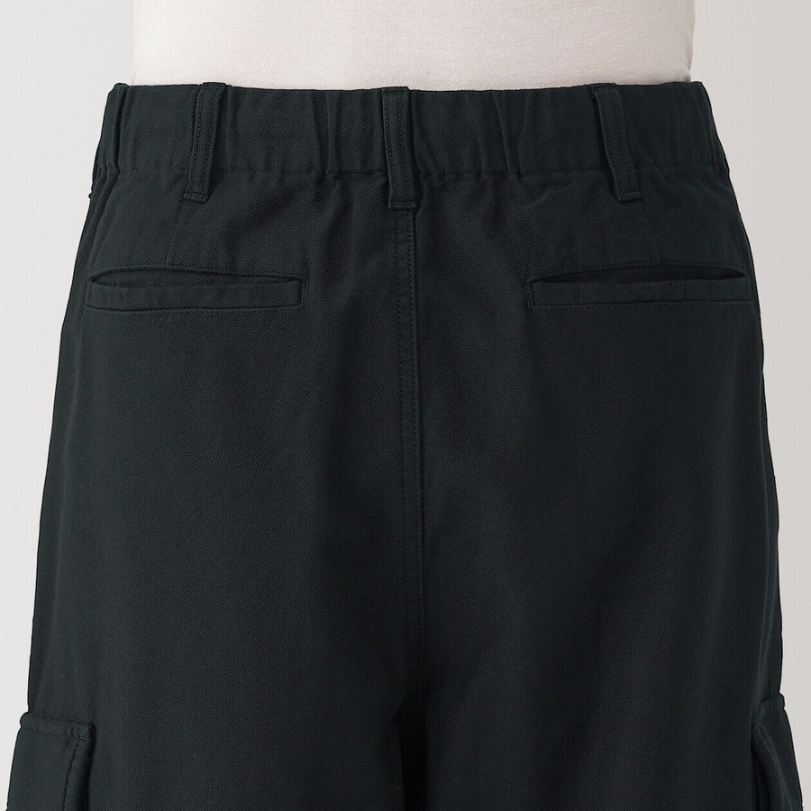 M's Washed Easy cargo pants Black XS