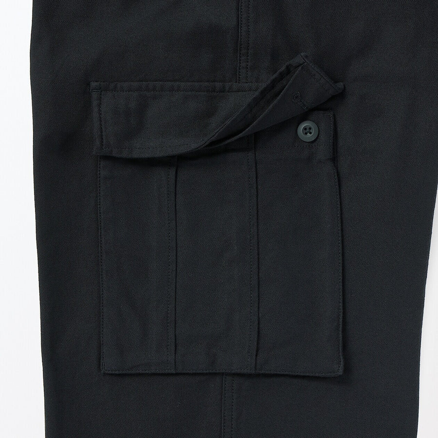 M's Washed Easy cargo pants Black XS