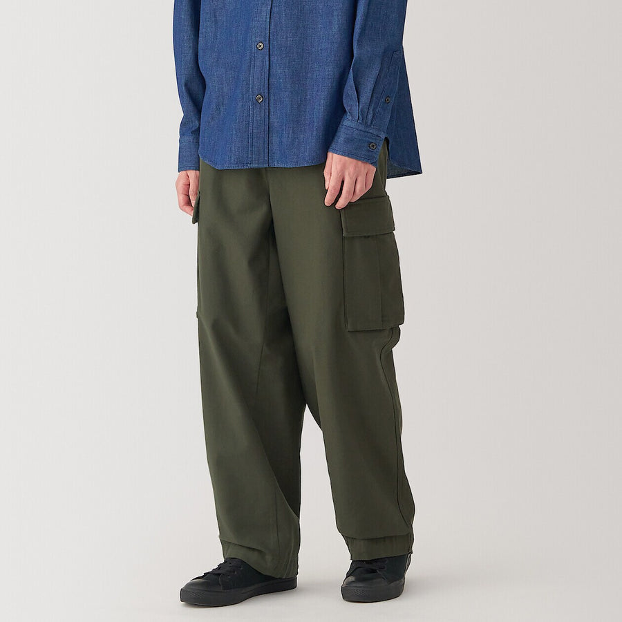 M's Washed Easy cargo pants Black XS