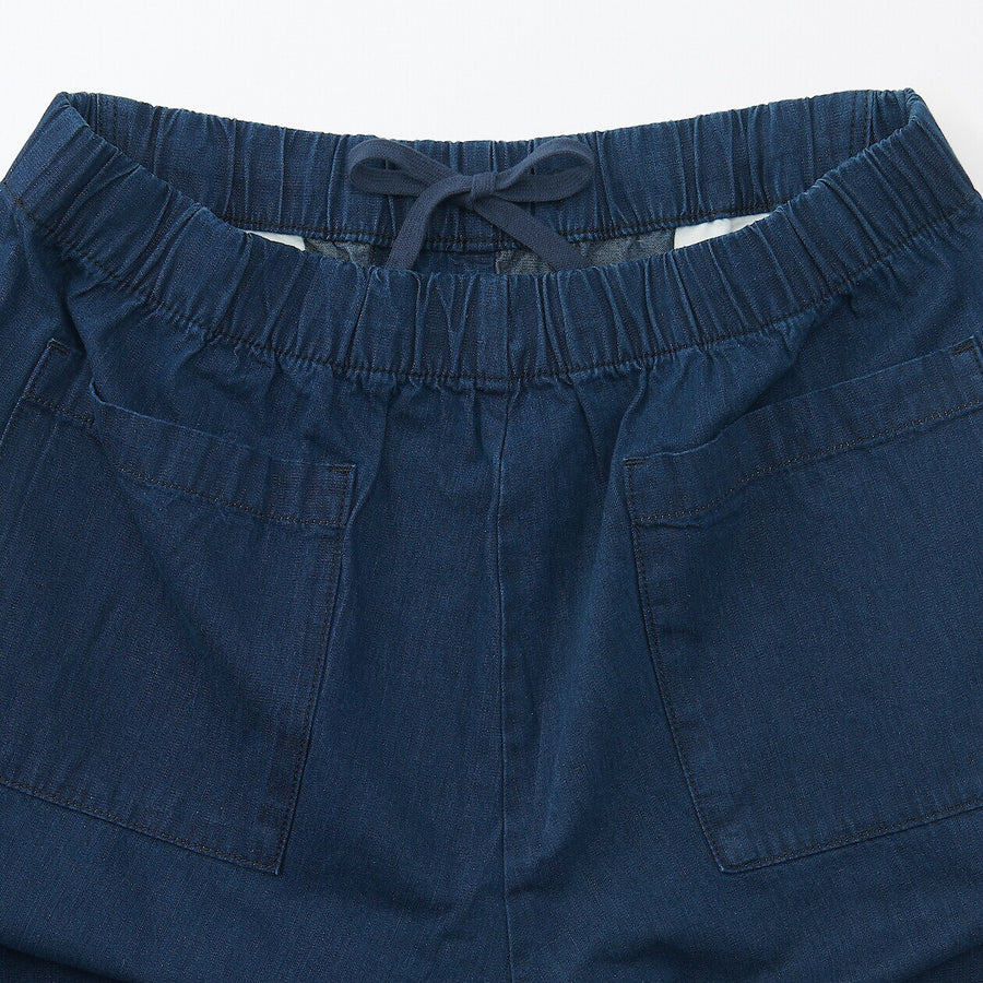 M's Washed denim easy pants  Dark Navy XS