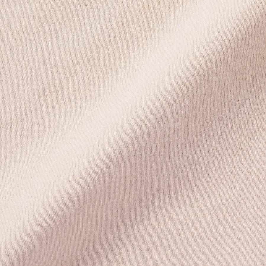 W's Warm cotton U neck T-shirt Off whiteXS