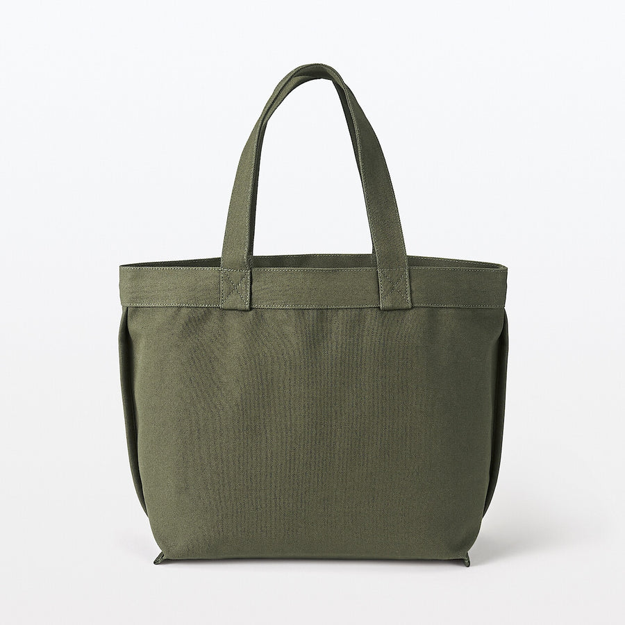 Wide Canvas Tote Bag